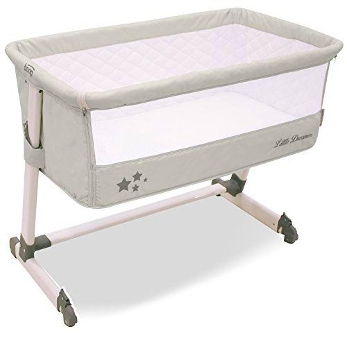 Asalvo 13958 Little Dreamer Cuna de Colecho, 90 x 33 x 50 cm, Gris