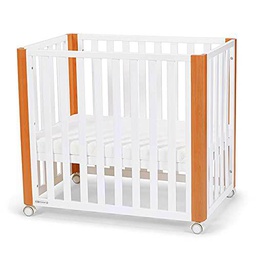 Kinderkraft Wooden cot with the pen function KOYA + with mattress