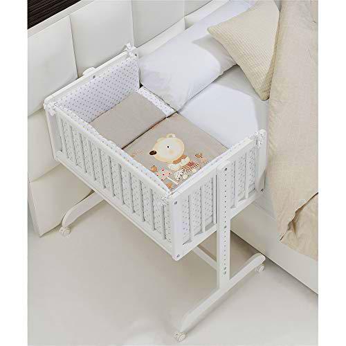 INTERBABY Minicuna Colecho con Textil Nature Beige