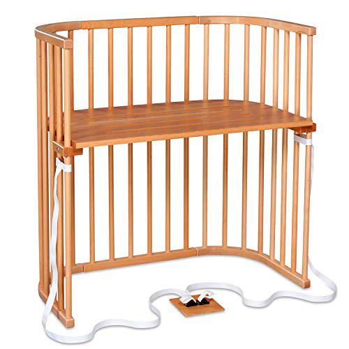 Babybay® Boxspring cuna colecho babybay de madera maciza de haya | Cama infantil infinitamente ajustable en altura &amp; ecológica | Cuna que crece con el niño