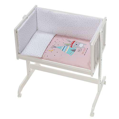 Interbaby CT014-02 - Minicuna Colecho Tipi Oso Rosa, unisex