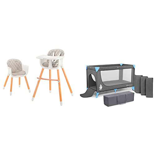 Kinderkraft Trona Bebé 2 en 1 SIENNA, Silla Infantil