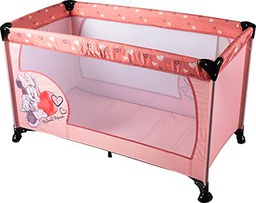 Disney Minnie Mouse Cuna de viaje plegable rosa bebé suave acolchado