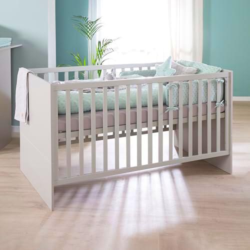 roba Lea - Cuna de bebé escalable (70 x 140 cm, Convertible en Cama Infantil