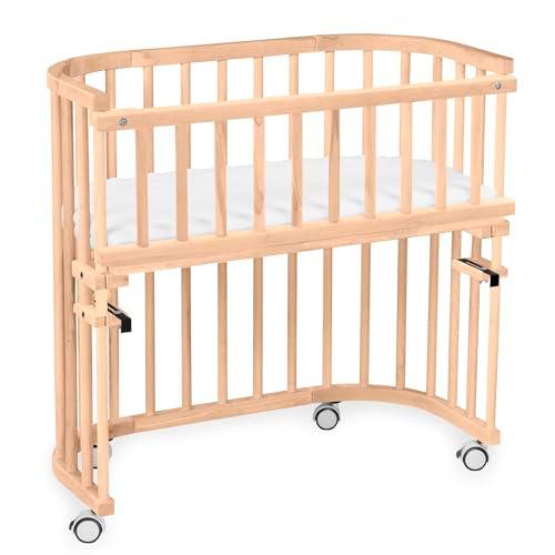 babybay Cuna Extra Grande de Madera de Haya Maciza